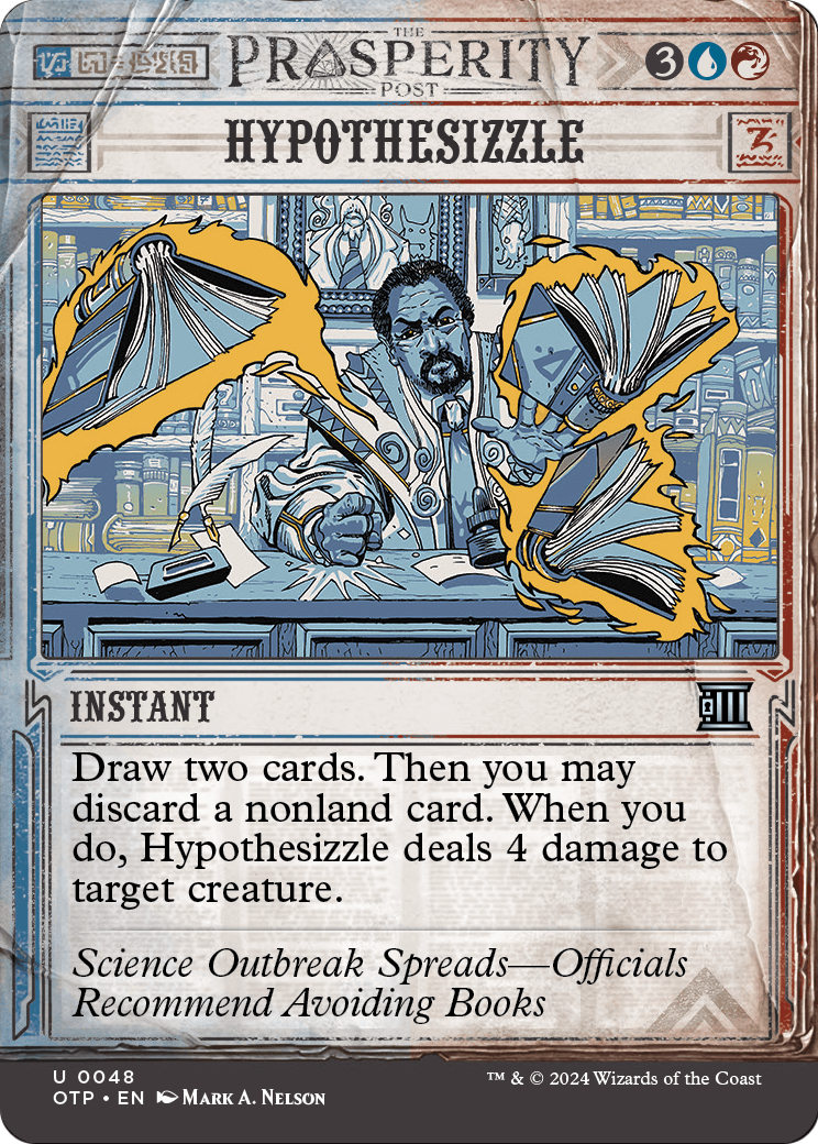 Hypothesizzle [Outlaws of Thunder Junction: Breaking News] Foil