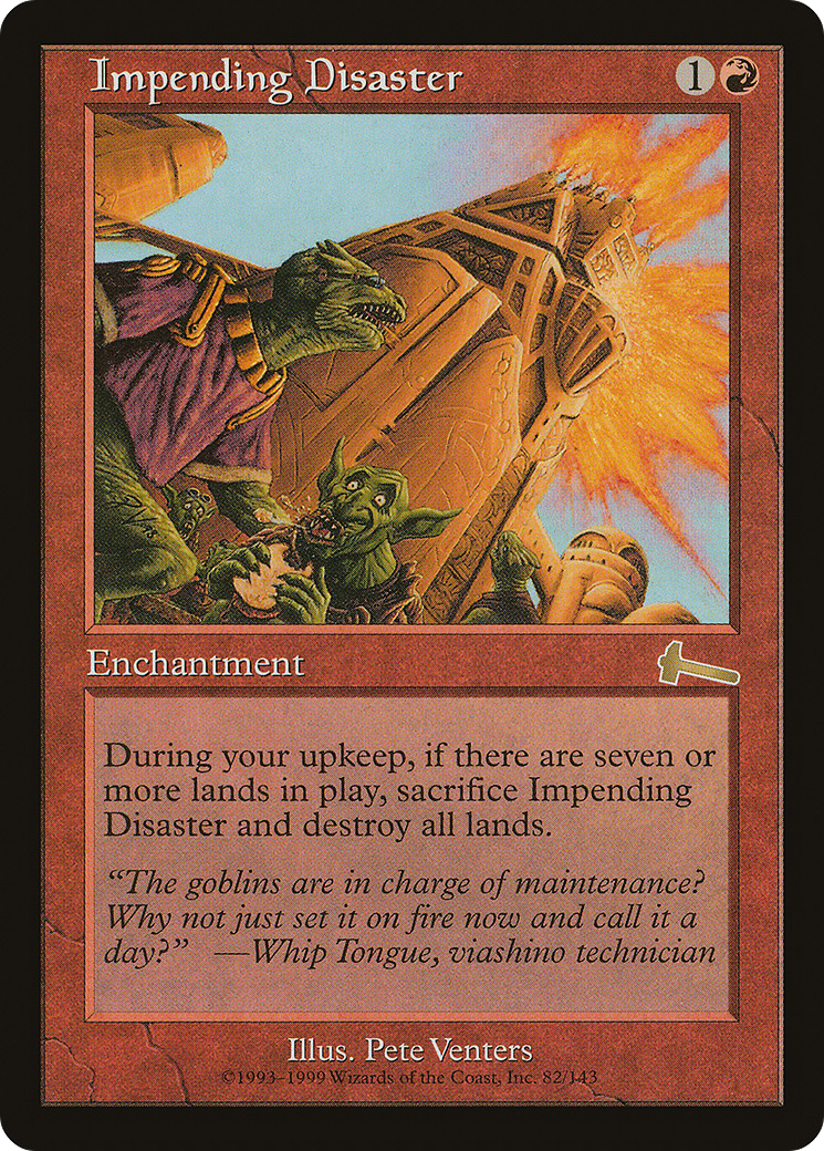 Impending Disaster [Urza's Legacy] Foil