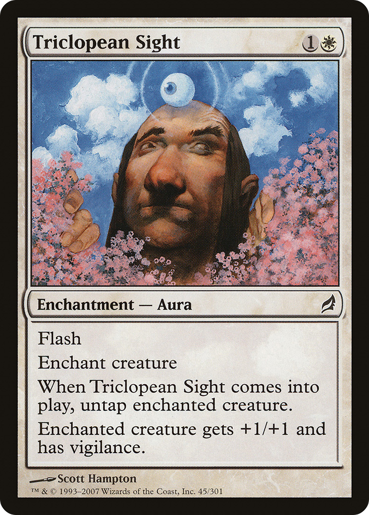Triclopean Sight [Lorwyn] Foil