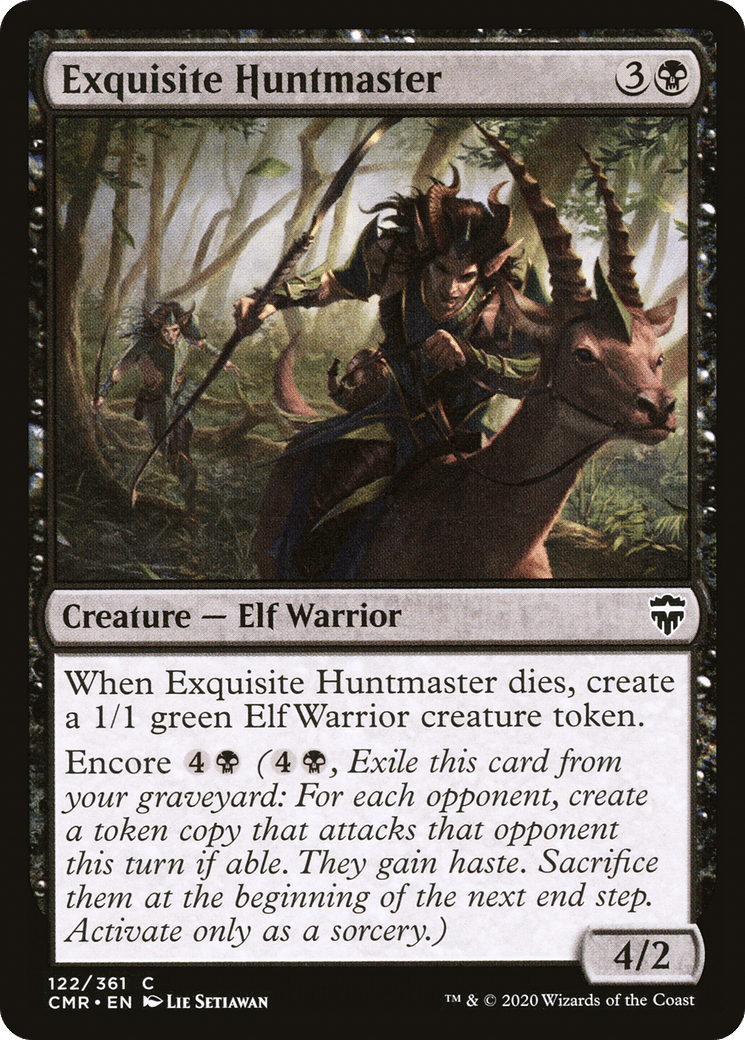 Exquisite Huntmaster [Commander Legends] Foil