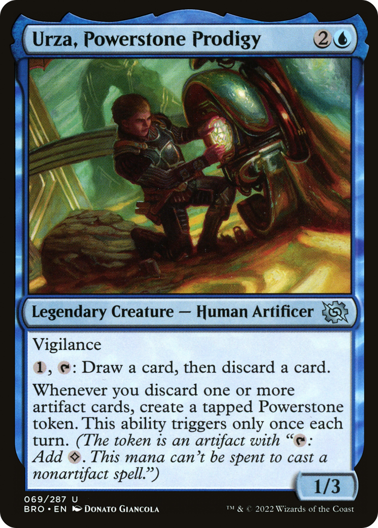 Urza, Powerstone Prodigy [The Brothers' War] Foil