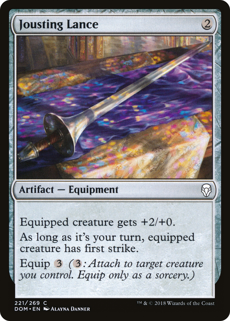 Jousting Lance [Dominaria] Foil