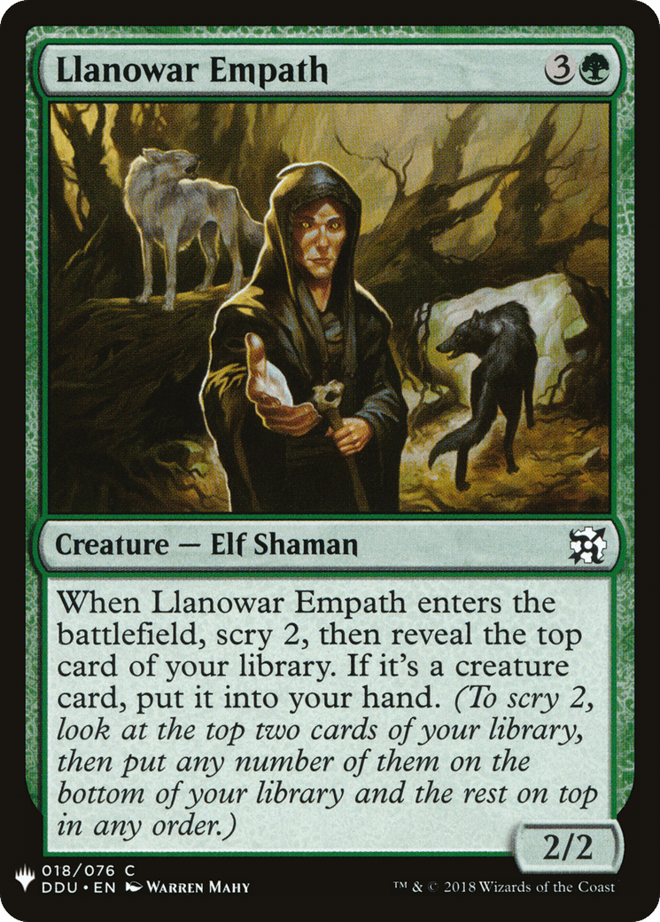 Llanowar Empath |  (DDU-18) [The List]
