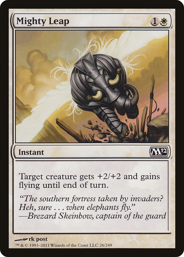 Mighty Leap [Magic 2012] Foil