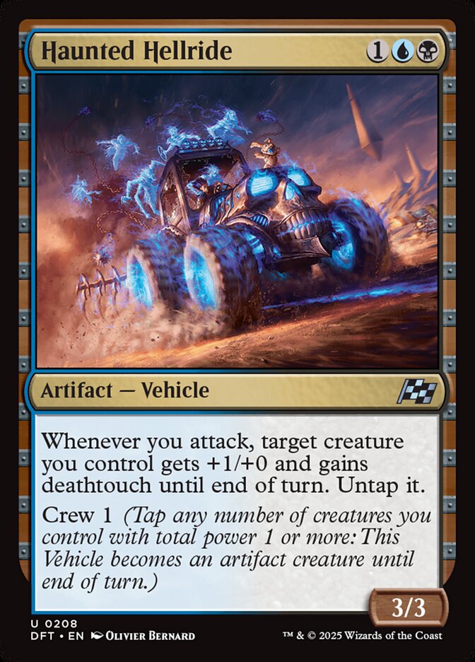 Haunted Hellride 208/291 (Aetherdrift)  - Foil
