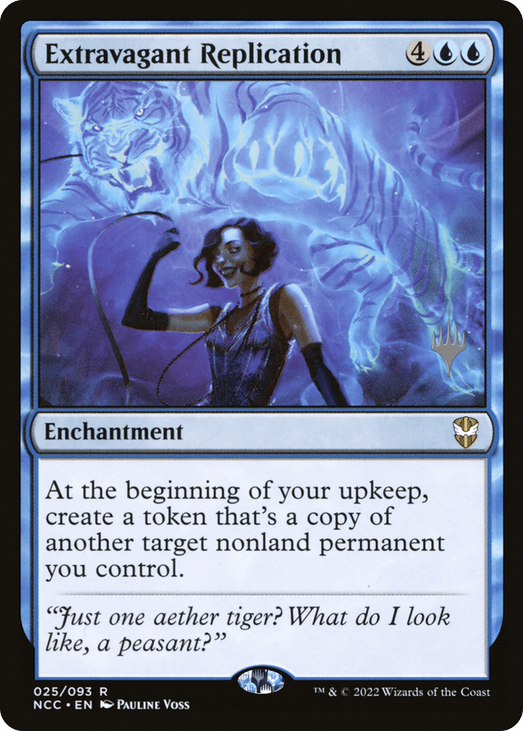 Extravagant Replication (Promo Pack) [Streets of New Capenna Commander Promos]