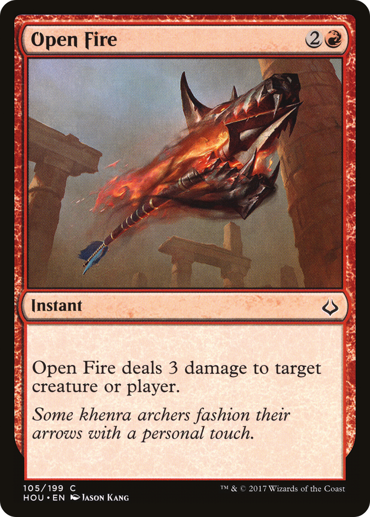Open Fire [Hour of Devastation] Foil