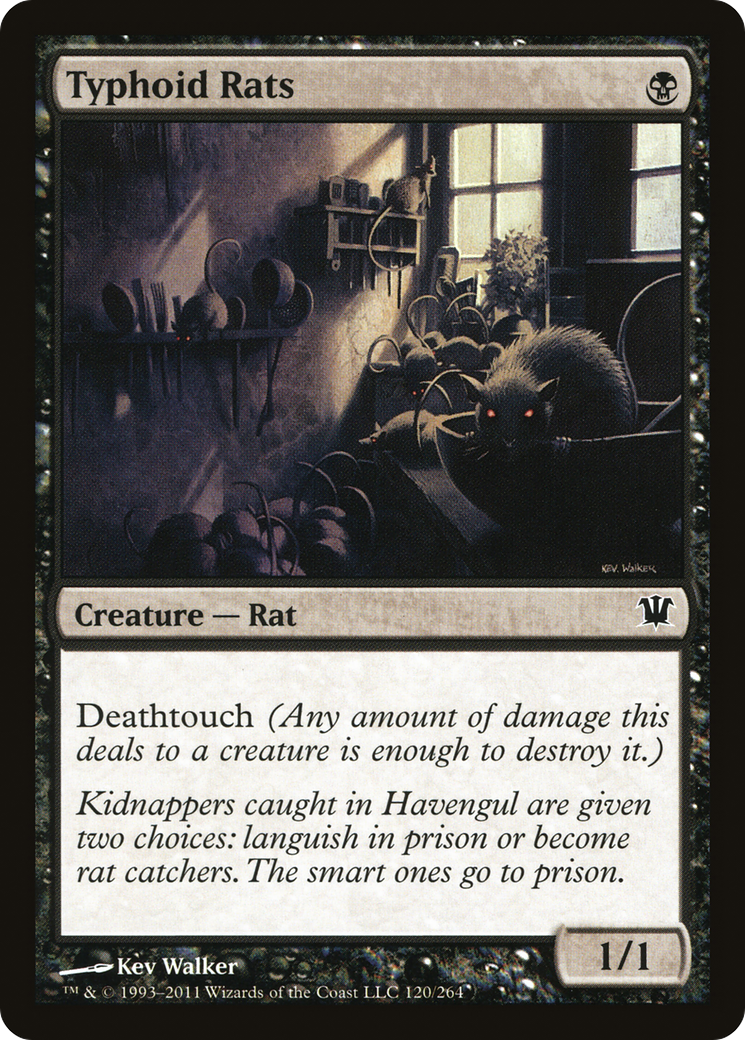 Typhoid Rats [Innistrad] Foil