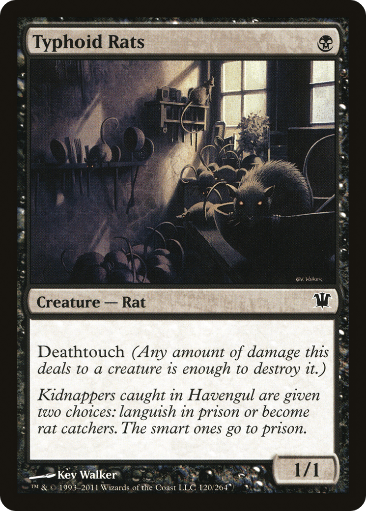 Typhoid Rats [Innistrad] Foil