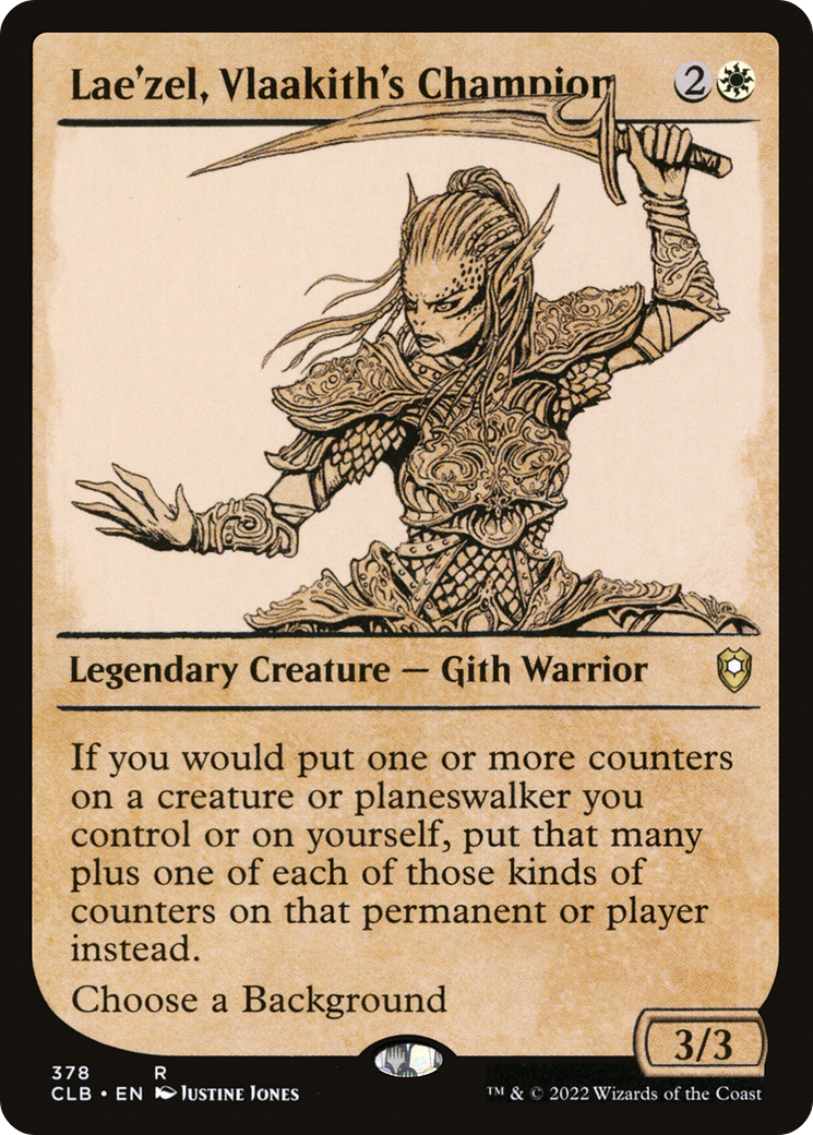 Lae'zel, Vlaakith's Champion (Showcase) [Commander Legends: Battle for Baldur's Gate] Foil