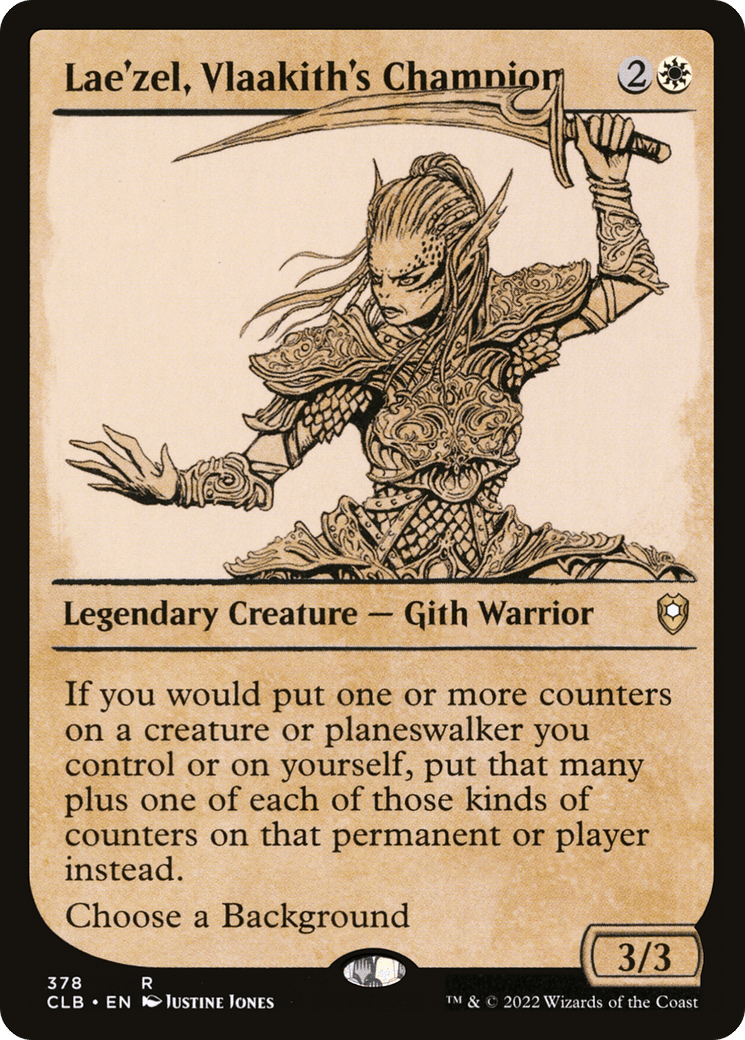 Lae'zel, Vlaakith's Champion (Showcase) [Commander Legends: Battle for Baldur's Gate] Foil