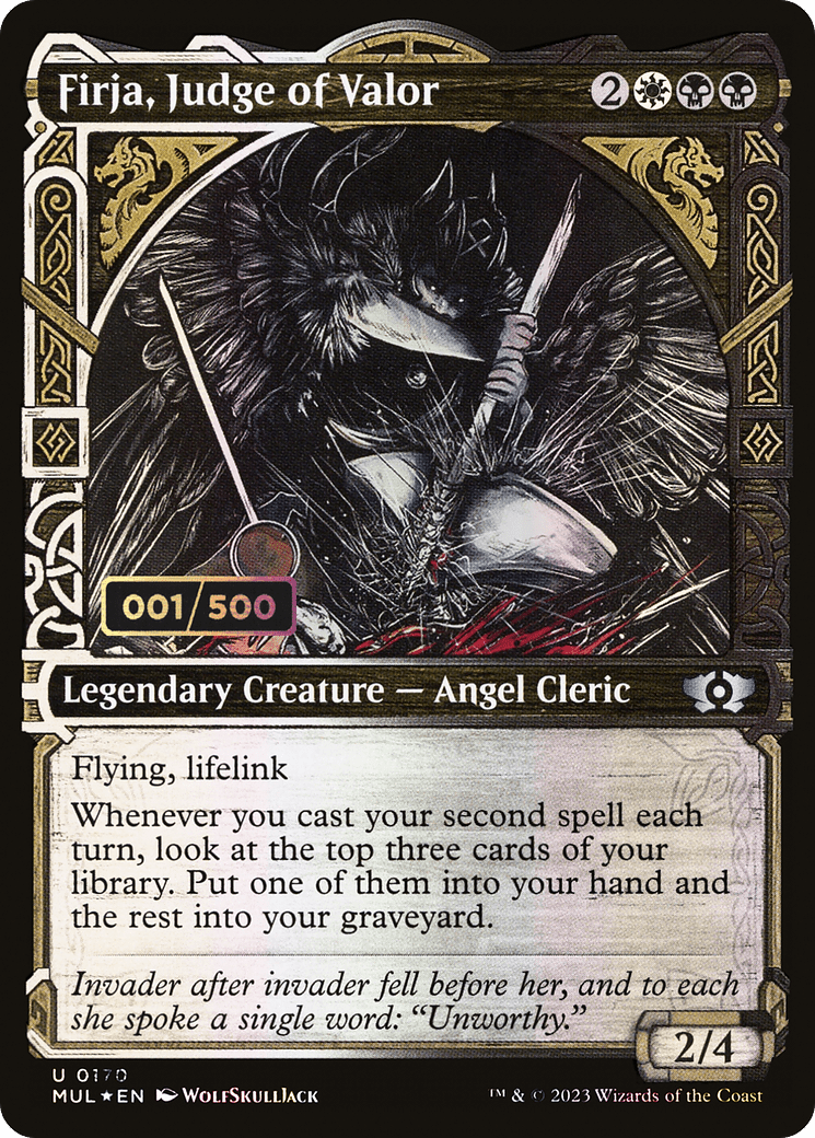 Firja, Judge of Valor (Serialized) [Multiverse Legends]