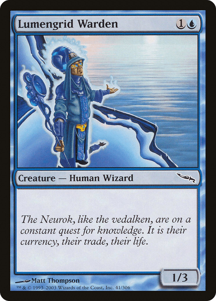 Lumengrid Warden [Mirrodin] Foil