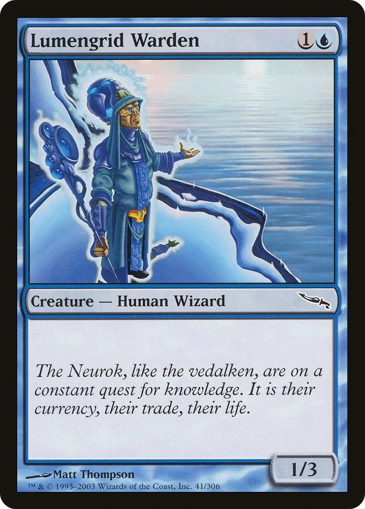 Lumengrid Warden [Mirrodin] Foil
