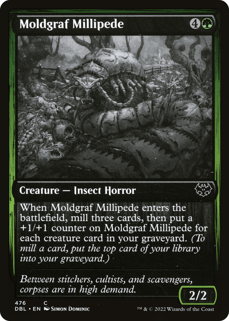 Moldgraf Millipede [Innistrad: Double Feature] Foil