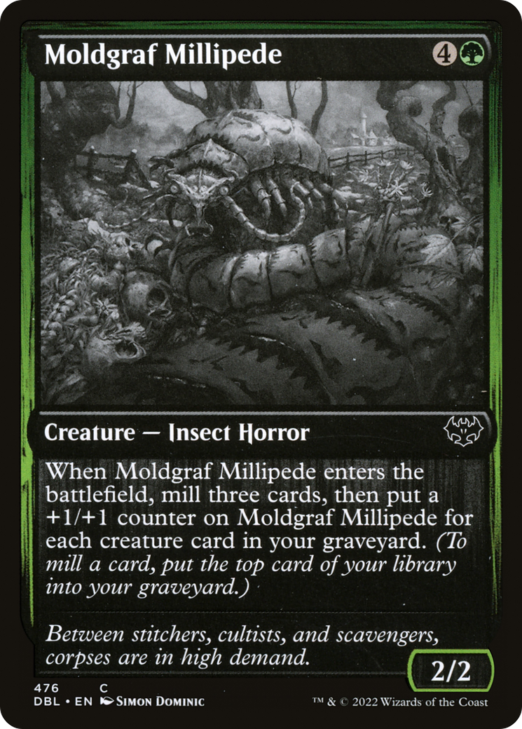 Moldgraf Millipede [Innistrad: Double Feature] Foil