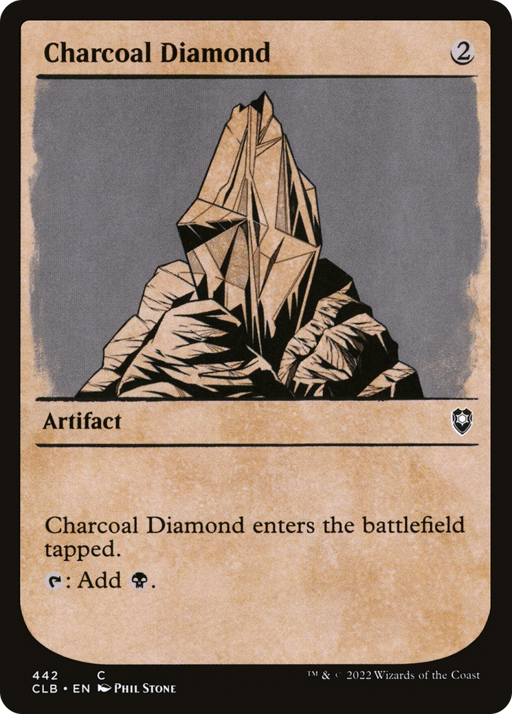 Charcoal Diamond (Showcase) [Commander Legends: Battle for Baldur's Gate] Foil