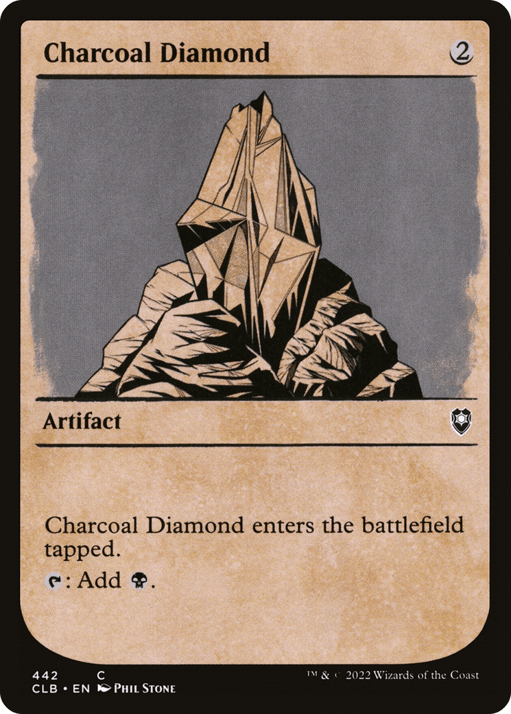 Charcoal Diamond (Showcase) [Commander Legends: Battle for Baldur's Gate] Foil