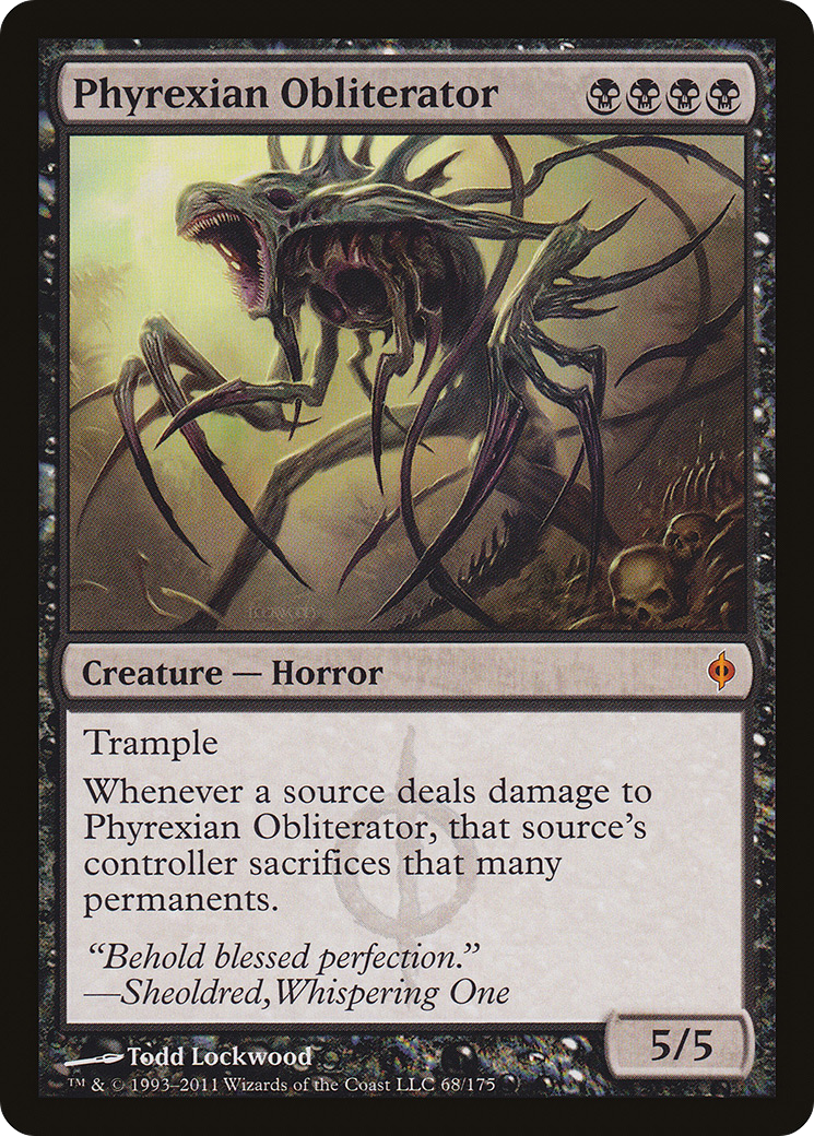 Phyrexian Obliterator [New Phyrexia] Foil
