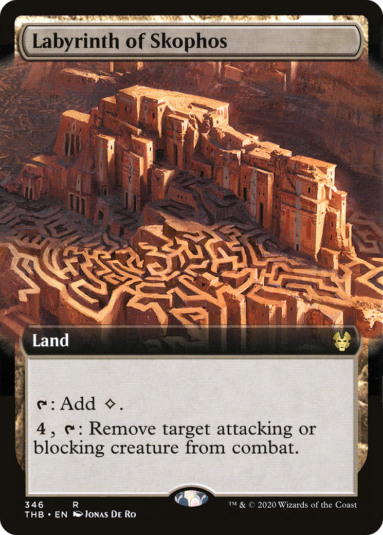 Labyrinth of Skophos (Extended Art) [Theros Beyond Death] Foil