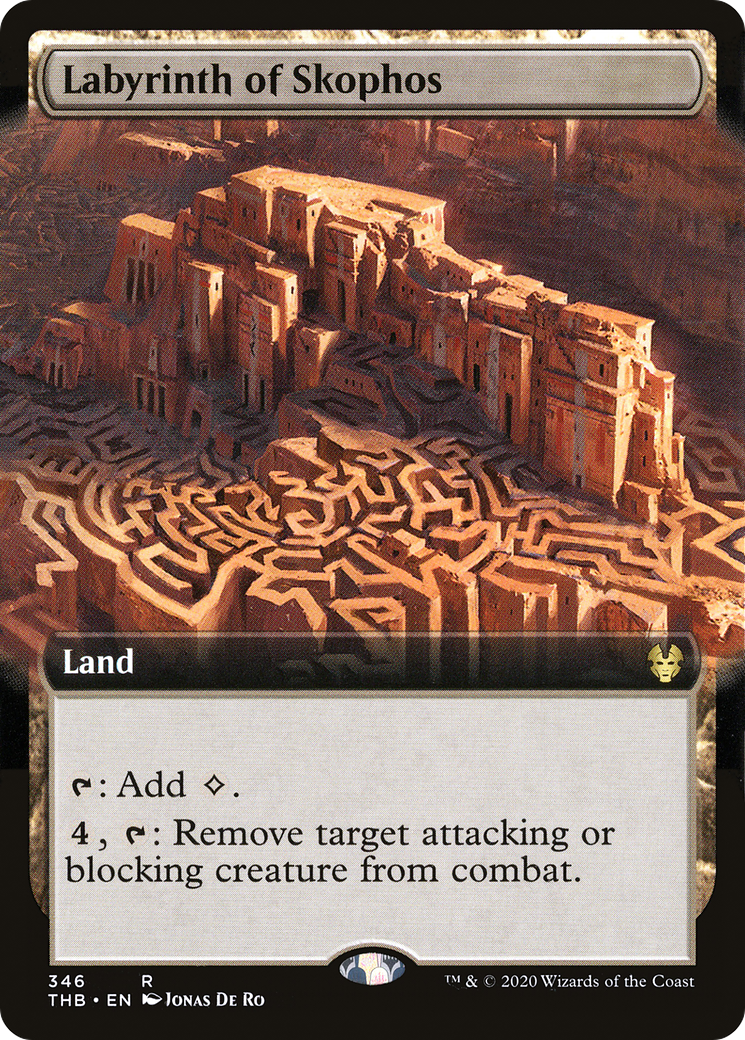 Labyrinth of Skophos (Extended Art) [Theros Beyond Death] Foil