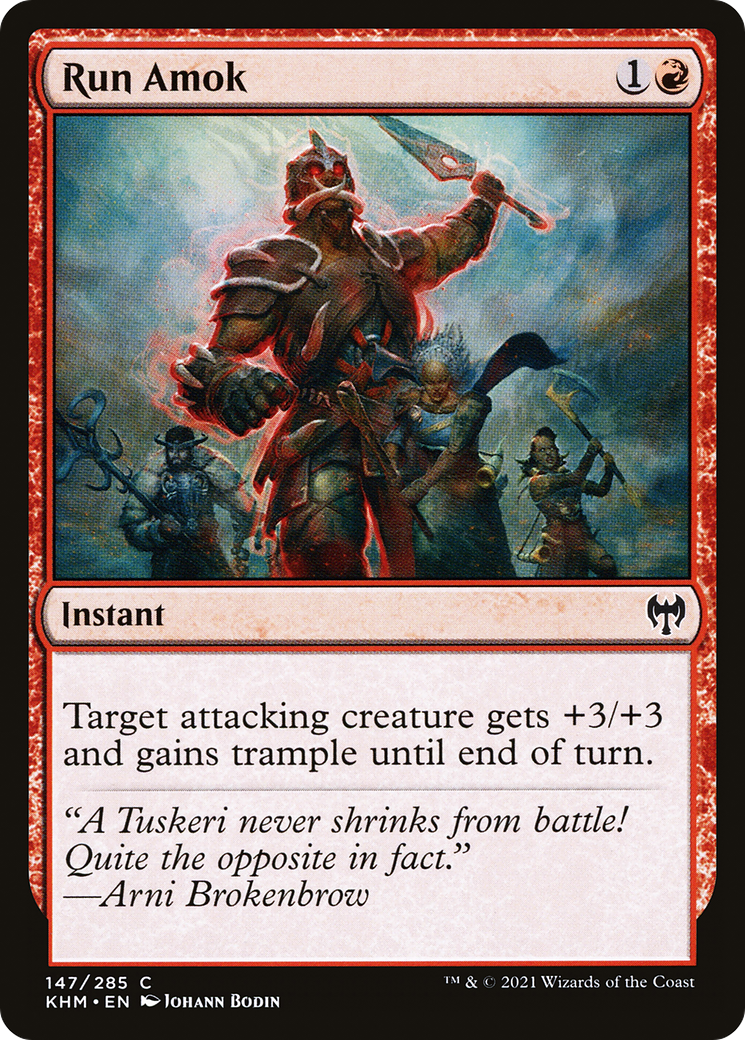 Run Amok [Kaldheim] Foil