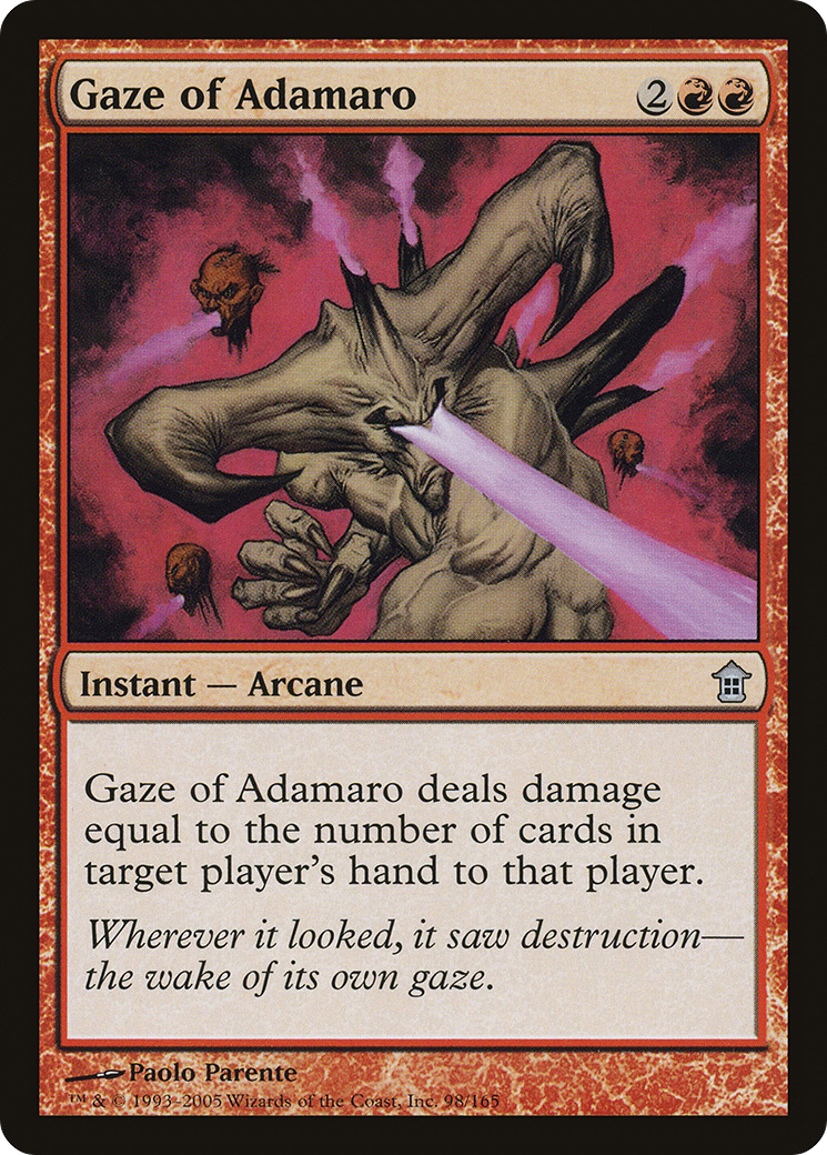 Gaze of Adamaro [Saviors of Kamigawa] Foil