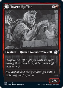 Tavern Ruffian 163/534 (Innistrad: Double Feature)  - Foil
