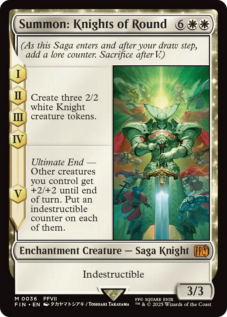 Summon: Knights of Round (036) [FINAL FANTASY]