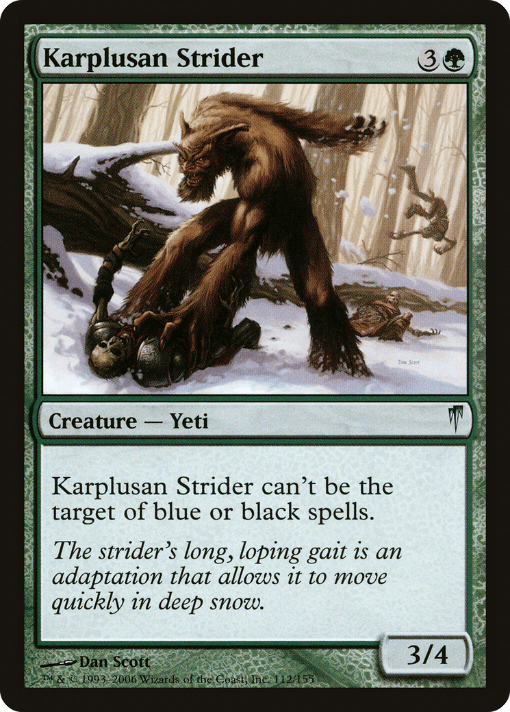 Karplusan Strider [Coldsnap] Foil