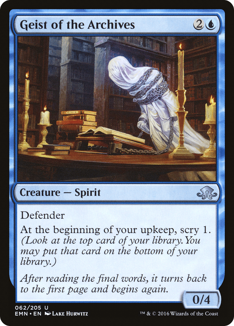 Geist of the Archives [Eldritch Moon] Foil