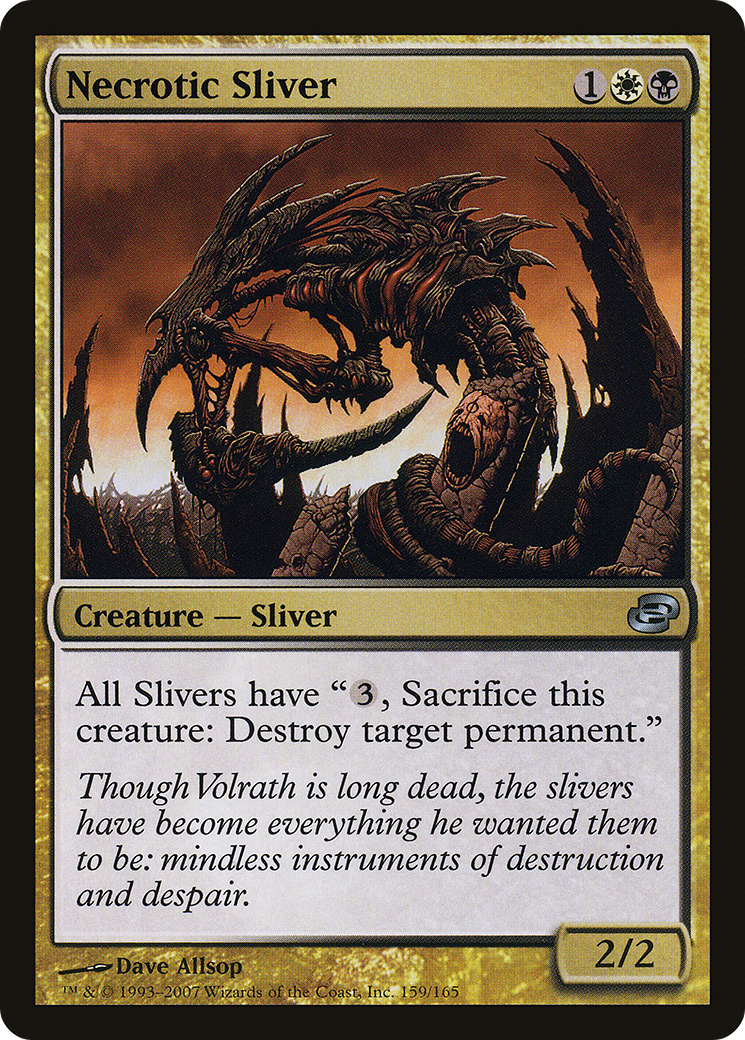 Necrotic Sliver [Planar Chaos] Foil