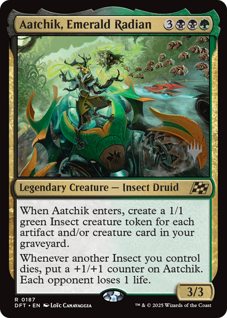Aatchik, Emerald Radian (187) [Promo Pack: Aetherdrift]
