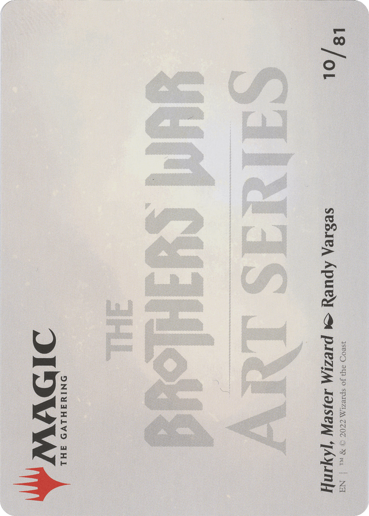 Hurkyl, Master Wizard // Hurkyl, Master Wizard (ABRO-010) - The Brothers' War Art Series (Borderless)