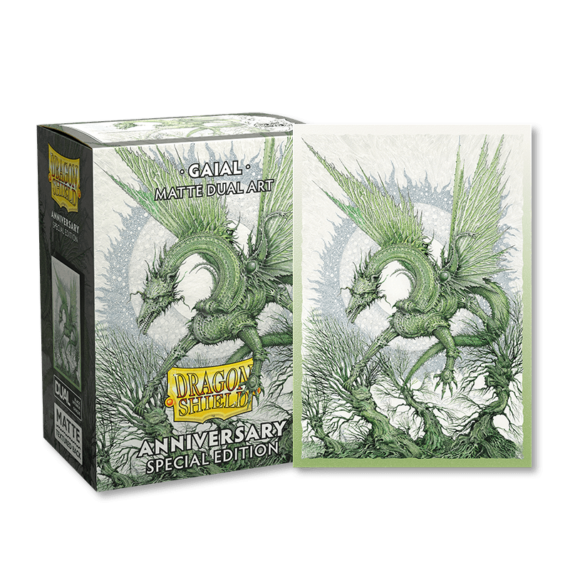 Dragon Shield | Standard Size Sleeves | 100ct | Special Anniversary: Gaial (Art Dual Matte)