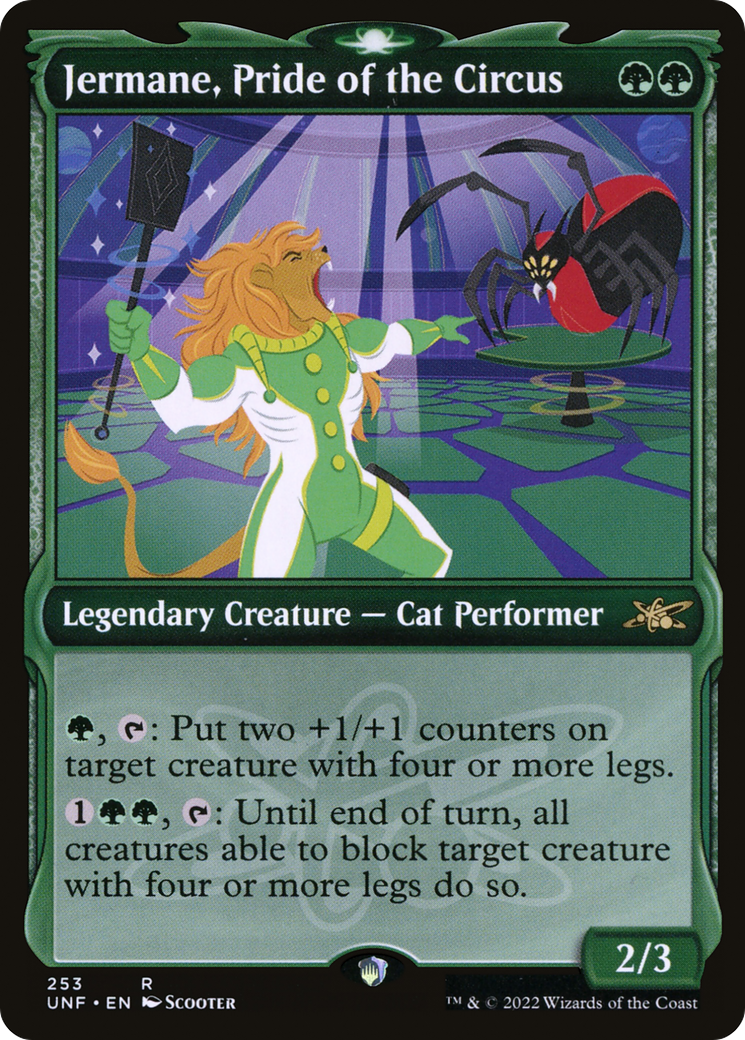 Jermane, Pride of the Circus (Showcase) [Unfinity] Foil