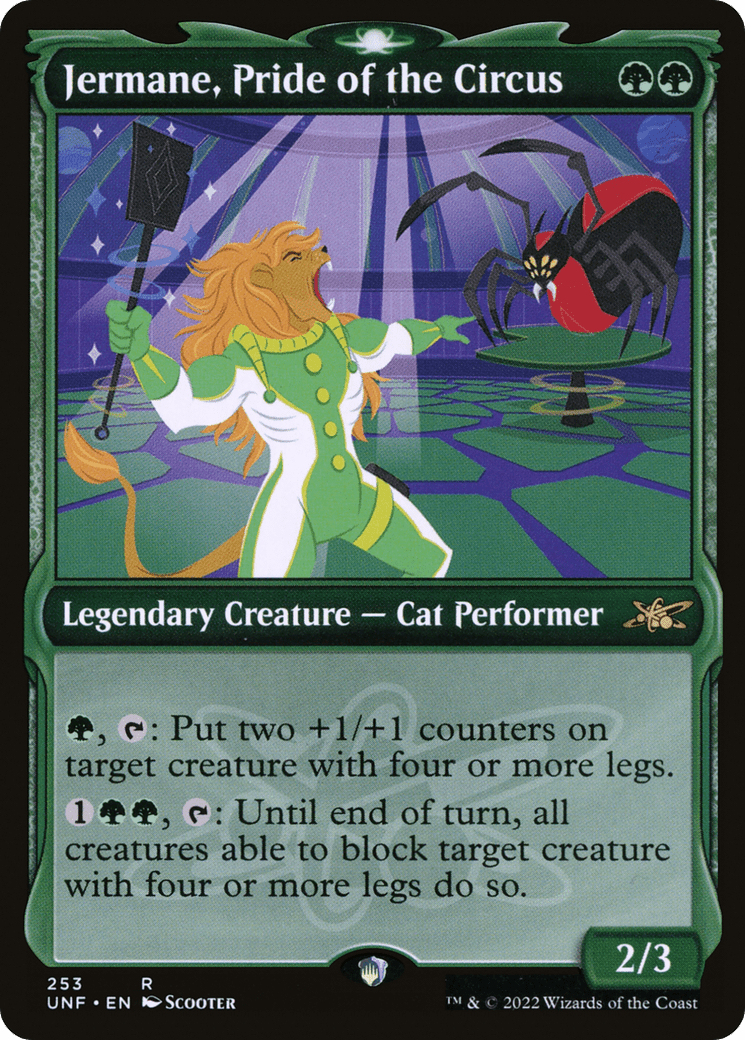 Jermane, Pride of the Circus (Showcase) [Unfinity] Foil
