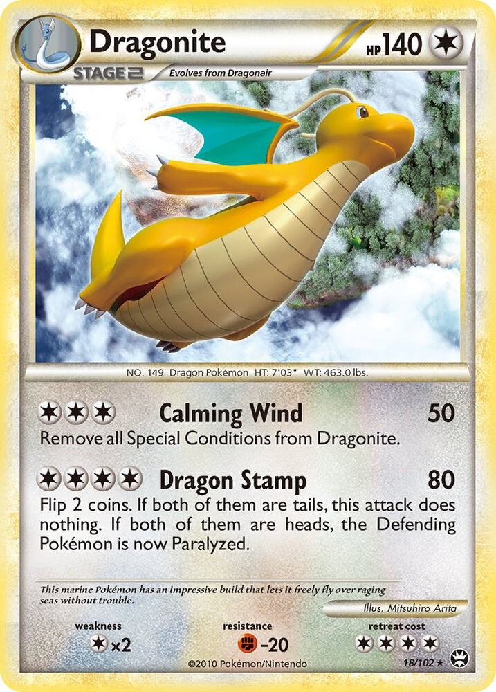 Dragonite 18/102 (Triumphant) 
