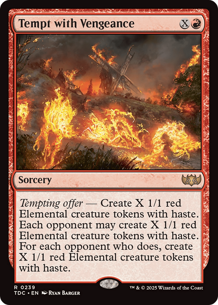 Tempt with Vengeance (239) [Commander: Tarkir: Dragonstorm]