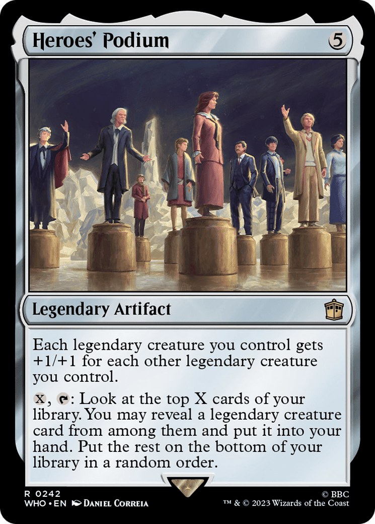 Heroes' Podium [Doctor Who] Foil