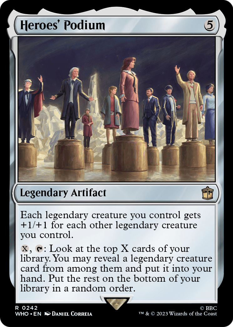 Heroes' Podium [Doctor Who] Foil