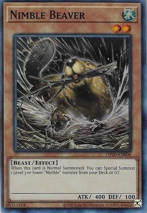 Nimble Beaver [OP20-EN006] Super Rare