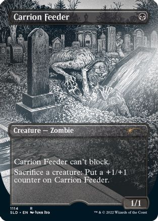 Carrion Feeder (Borderless) (Foil Etched) (1114) [Secret Lair Drop Series]  Foil
