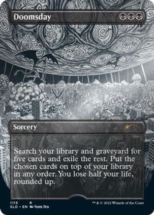Doomsday (Borderless) (Foil Etched) (1115) [Secret Lair Drop Series]  Foil