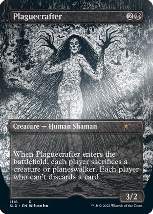 Plaguecrafter (Borderless) (Foil Etched) (1116) [Secret Lair Drop Series]  Foil