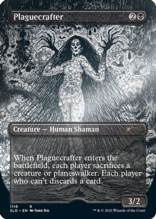 Plaguecrafter (Borderless) (Foil Etched) (1116) [Secret Lair Drop Series]  Foil