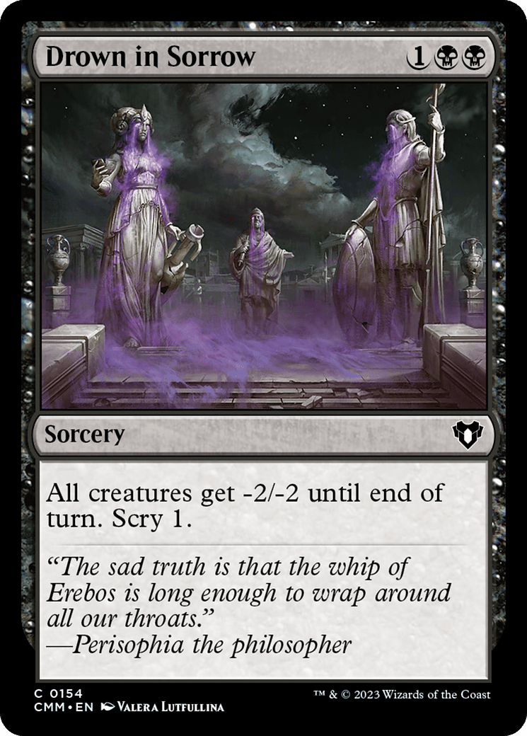 Drown in Sorrow [Commander Masters] Foil