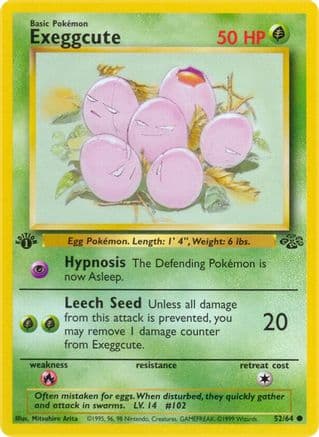 Exeggcute 052/64 - Jungle 1st Edition
