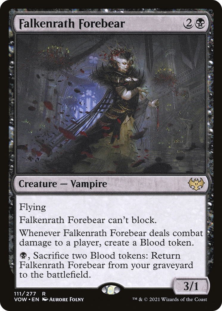 Falkenrath Forebear [Innistrad: Crimson Vow] Foil