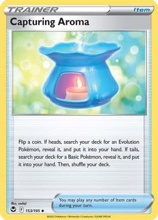Capturing Aroma 153/195 - SWSH12 Silver Tempest Reverse Holofoil